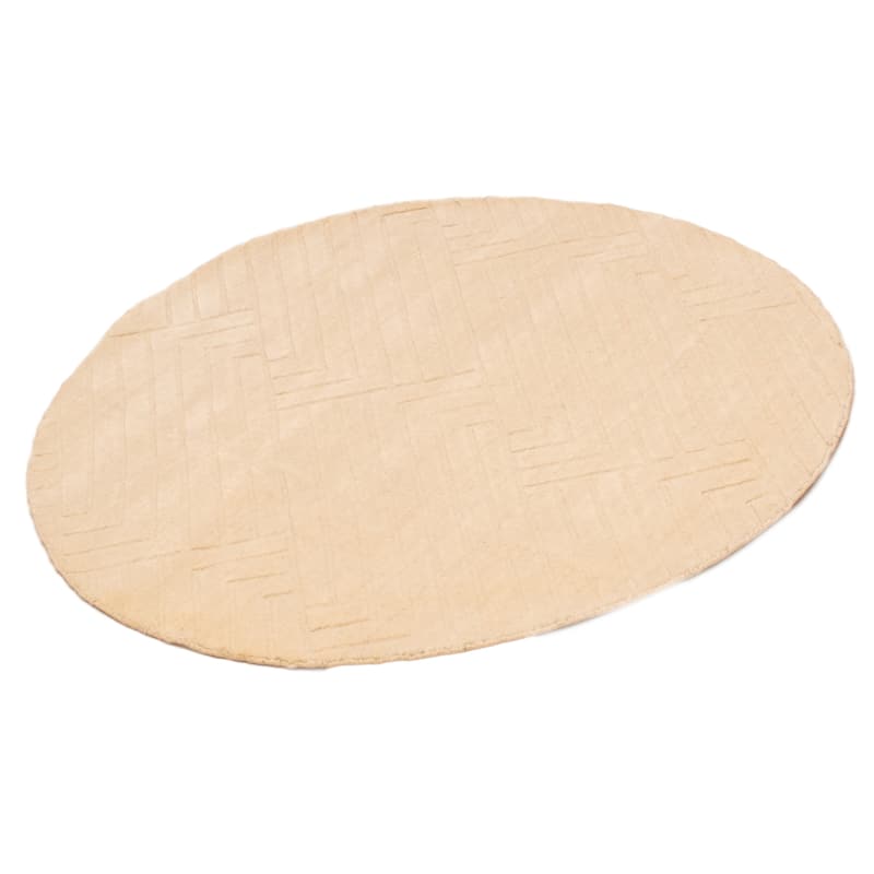 Kashkuli Gabbeh Cream Rug 5'2" x 5'2" - 5'2 x 5'2