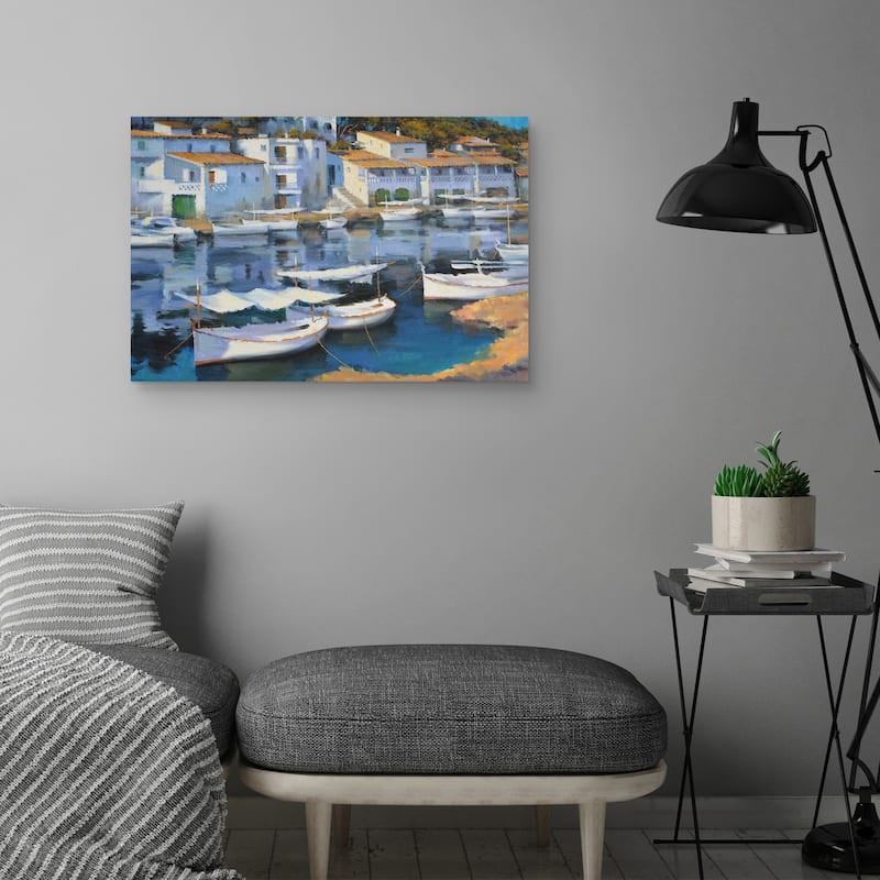 Cala Figuera by Alex Hook Krioutchkov Canvas Art Print