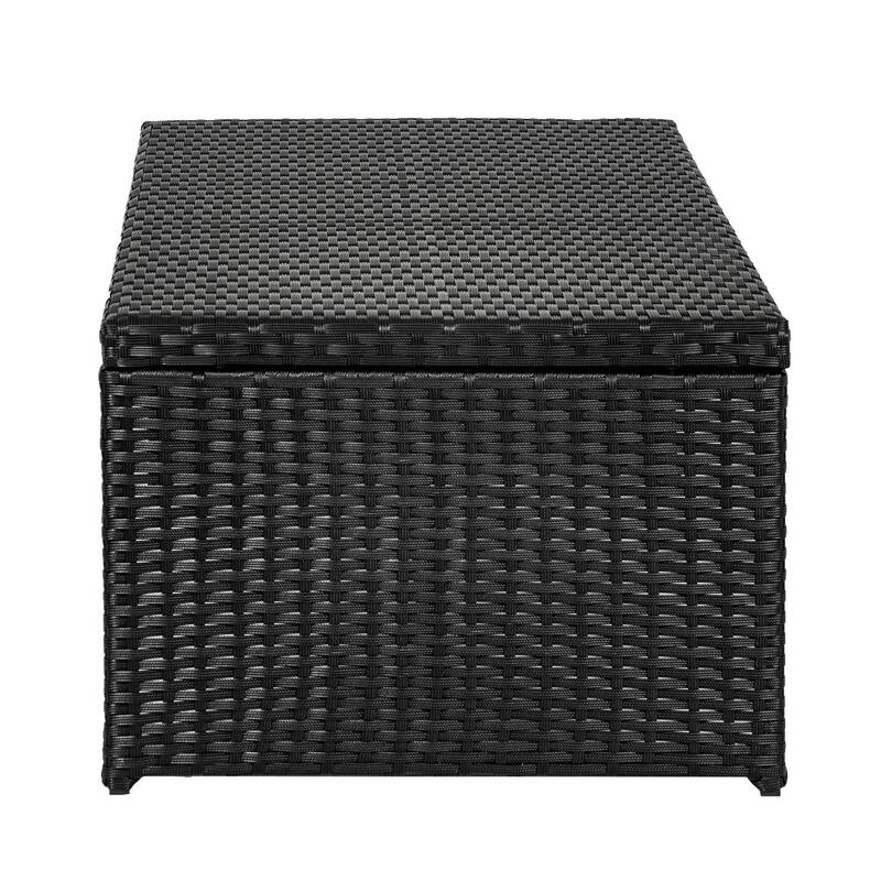 Audy Outdoor 4-Piece Cushioned Rattan Patio Furniture Chat Set