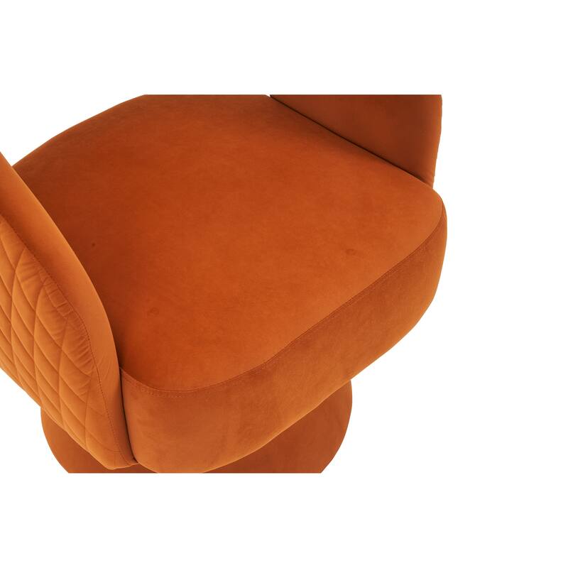 Round Barrel Chair in Fabric
