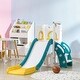 preview thumbnail 8 of 7, 5 in 1 Toddler Slide, Indoor Kids Slide Playset for 1-3 Years Olds - Yellow