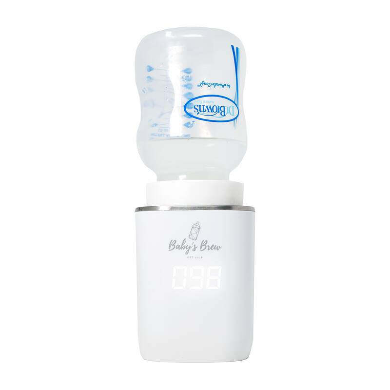 Baby's Brew Adapter for Dr Brown Wide Neck Bottles - White
