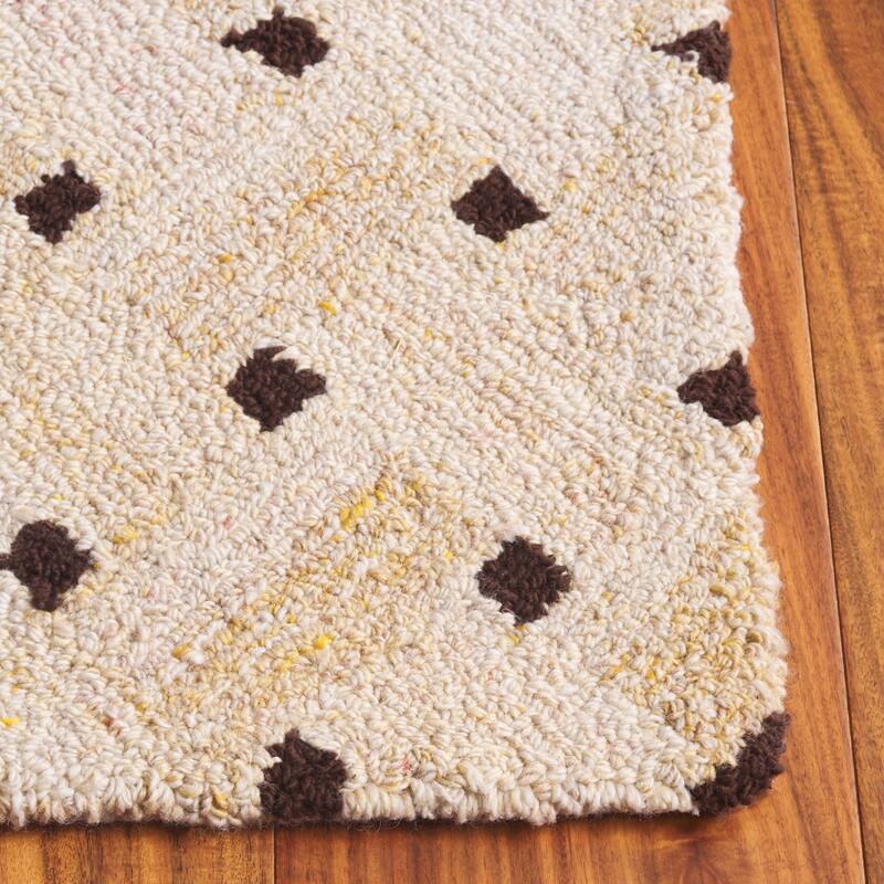 SAFAVIEH Handmade Genre Sakura Mid-Century Modern Wool Rug