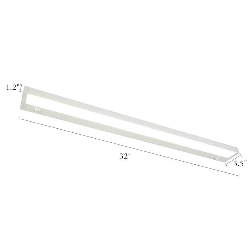 16W 32-Inch LED Under Cabinet Light 5CCT Strip Light