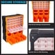 preview thumbnail 6 of 10, Plastic Storage Drawers - 39-Drawer Screw Organizer - Craft Cabinet for Storing Hardware, Beads, Toys by Stalwart (Black)