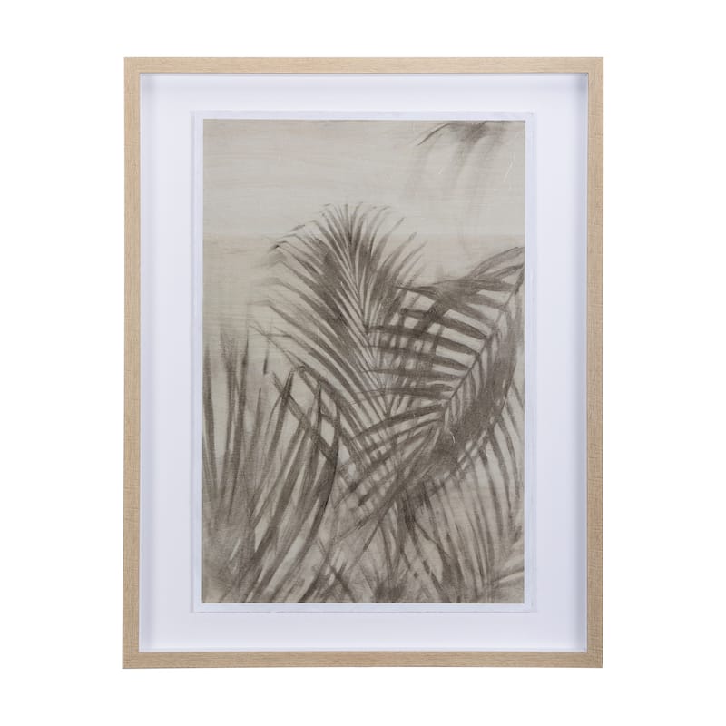 Shadows On Wood II Framed Art Print