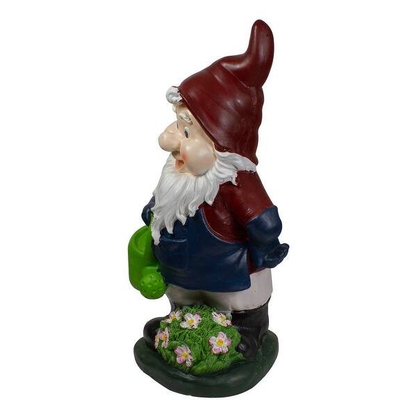 Download 20 Gardener Gnome With Watering Can Outdoor Garden Statue Overstock 32169590