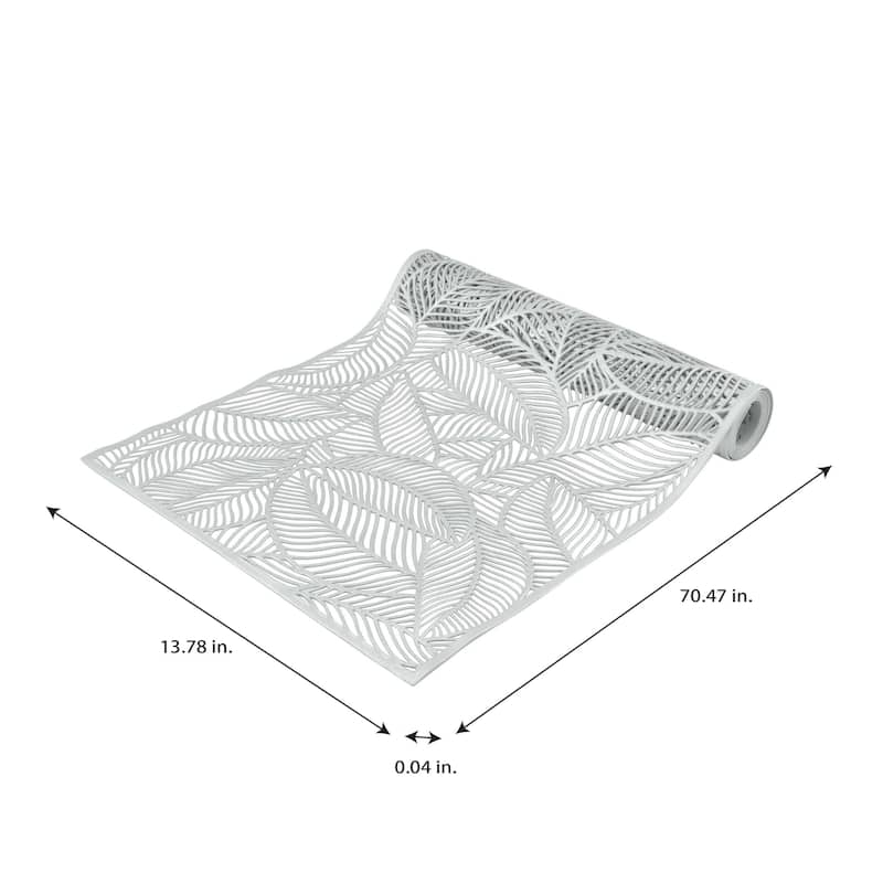 Home Details Leaf Laser Cut Table Runner
