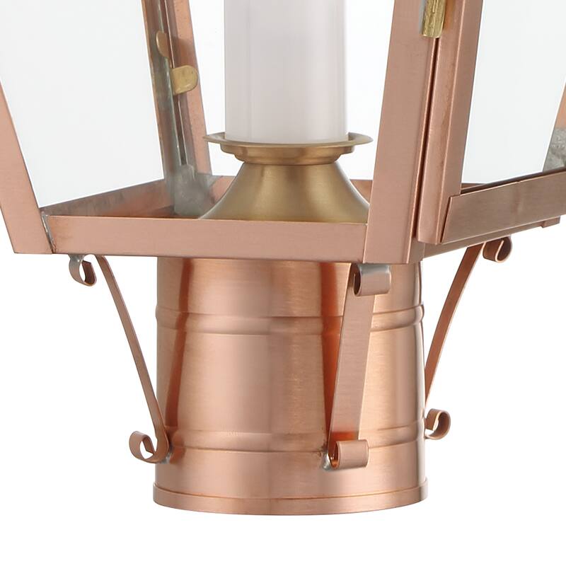 Elk Home Olde Colony Outdoor Post Light - Copper