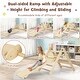 preview thumbnail 14 of 21, 7-in-1 Toddler Climbing Toy Connected Table and Chair Set for Boys and Girls - 31.5” x 23.5” x 5” (L x W x H)