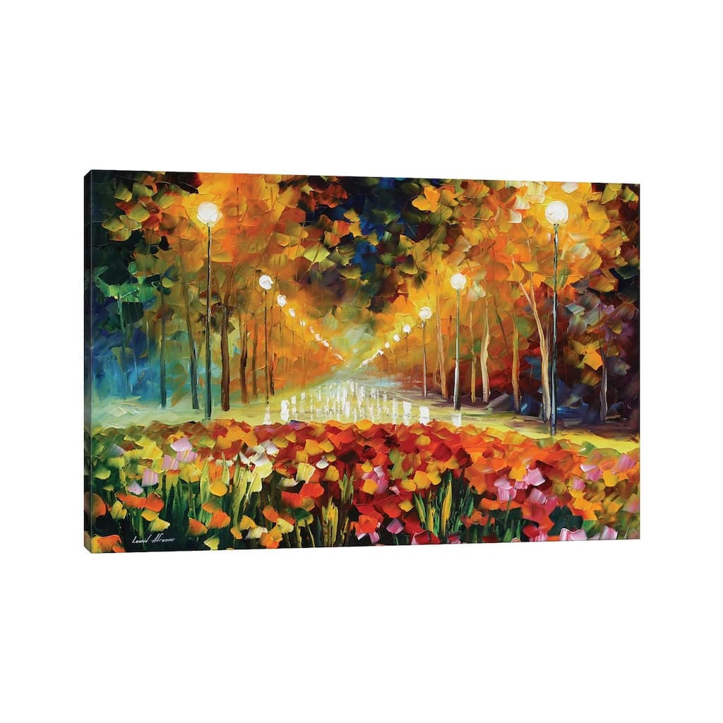 iCanvas "Alley Of Roses" by Leonid Afremov Canvas Print