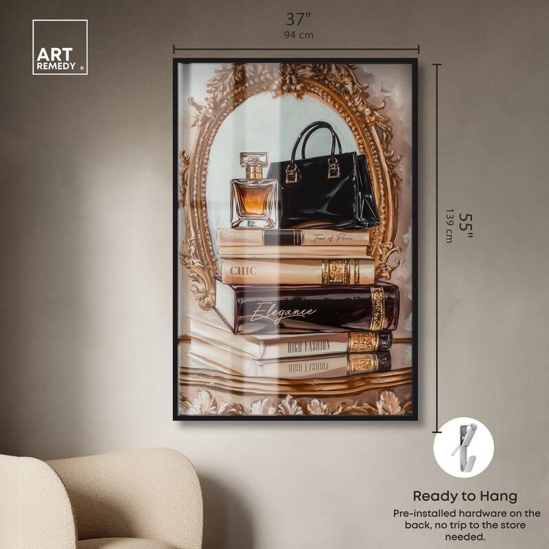 Elegant Glam by the Mirror Shadowbox by Art Remedy