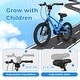 preview thumbnail 5 of 6, 16 Inch Magnesium Alloy Training Bicycle with Adjustable Saddle Height for Kids - 44" x 21.5" x 25.5"-28" (L x W x H)