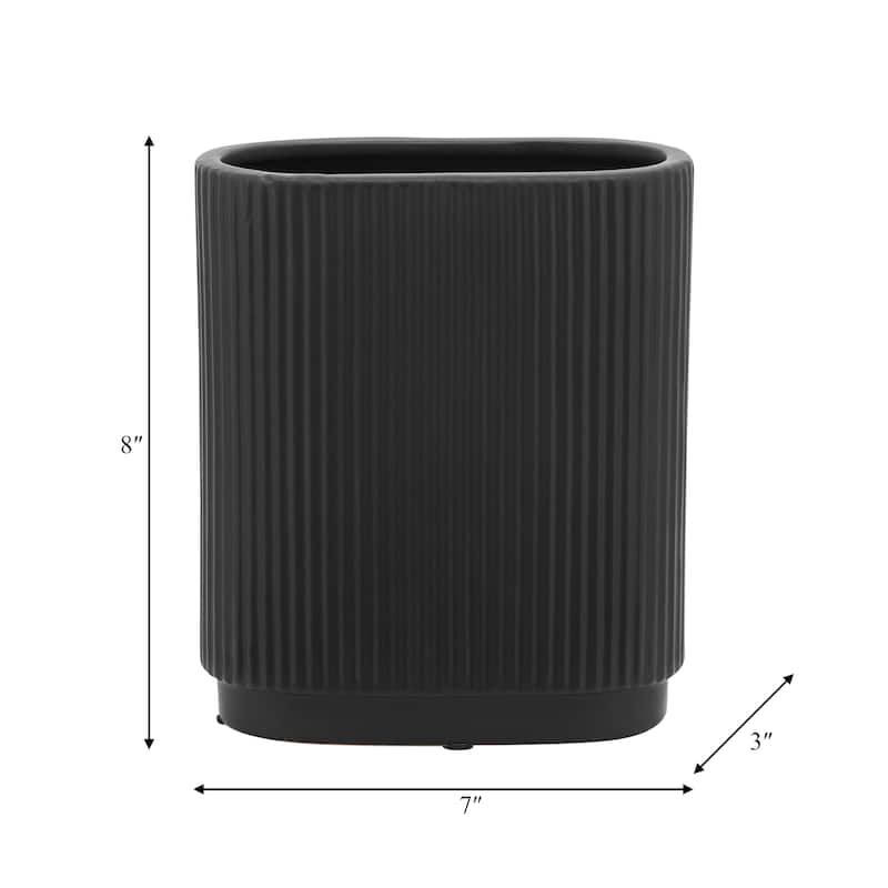 Sagebrook Home's Ceramic Vase - Elegant Centerpiece, Perfect for Modern Living Spaces