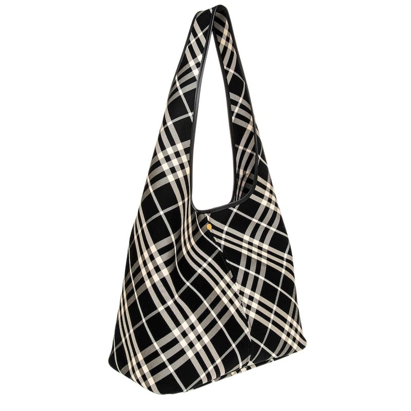 Burberry Large Check Shoulder Bag