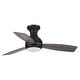 preview thumbnail 3 of 6, 48" Oil Rubbed Bronze LED Low Profile Ceiling Fan with Light and Remote Control - 48 in