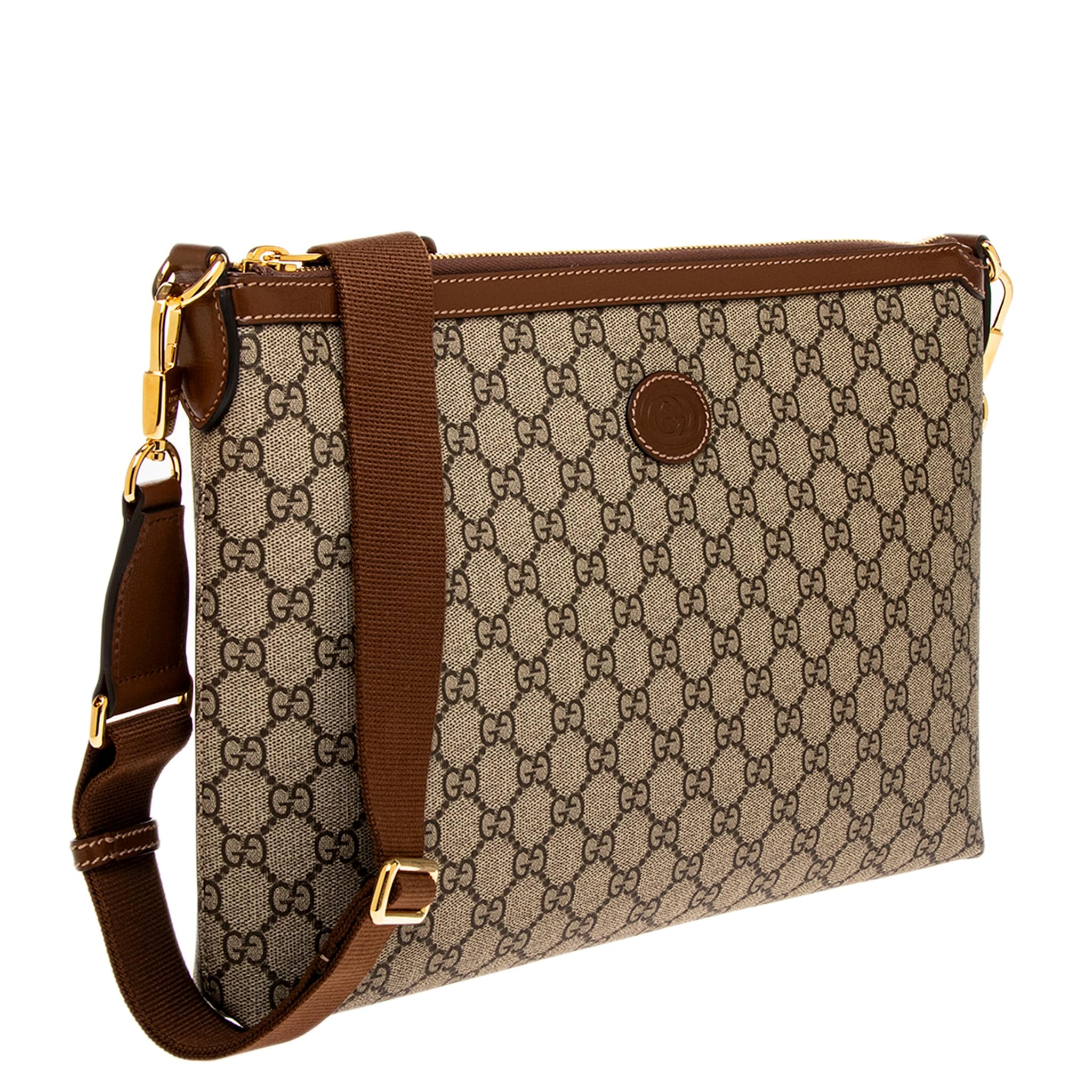 Gucci Men's Interlocking G Crossbody Bag - Overstock - 43247762