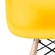 preview thumbnail 8 of 7, 2xhome Plastic Armchair With Arms Designer For Kitchen Dining Home Desk Classroom Student Child Children Yellow School