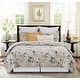 preview thumbnail 2 of 7, Dogwood Meadows Quilt Set All Seasons Bedroom Bedding Machine Washable Reversible Coverlet Décor Decoration