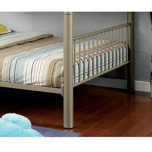 Metal Full Bunk Bed in Metallic Gold Bed Bath & Beyond 34628900