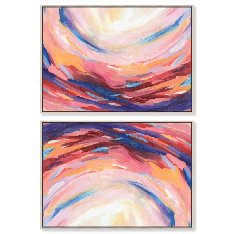 Harmony of Summer Canvas by Art Remedy - 30" x 20" - Black