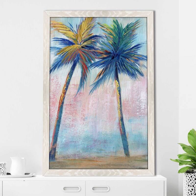 "Color Pop Palms" by Nan II Print on Acrylic