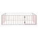 preview thumbnail 27 of 86, Twin/Full/Queen Size Floor Bed for Kids, Montessori Beds with Rails and Door, Metal Playhouse Bed Frame w/ Fence for Boys Girls