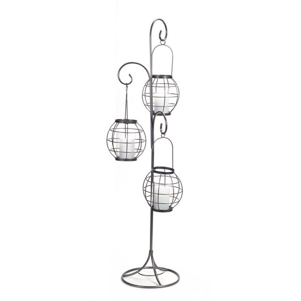 Shop 51 Unique Black Three Wire Hanging Lantern Style Candle