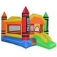 preview thumbnail 5 of 3, Mini-Crayon Bounce House with Blower by Cloud 9 Kids
