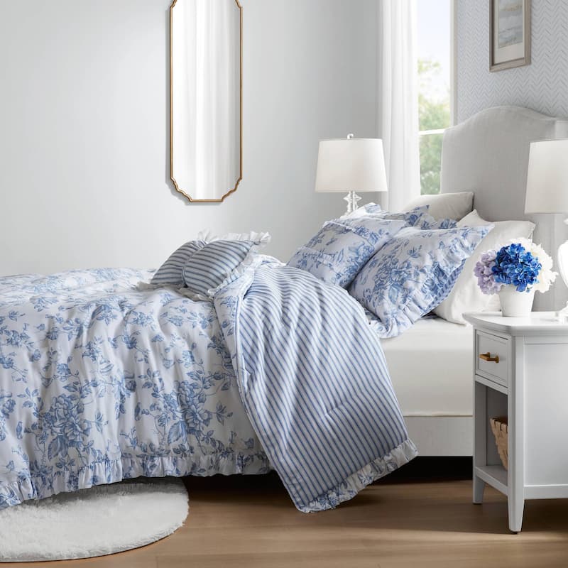 Madison Park Essentials Adele Comforter Set with Decorative Pillows