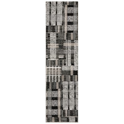 Style Haven Athena Distressed Plaid Area Rug