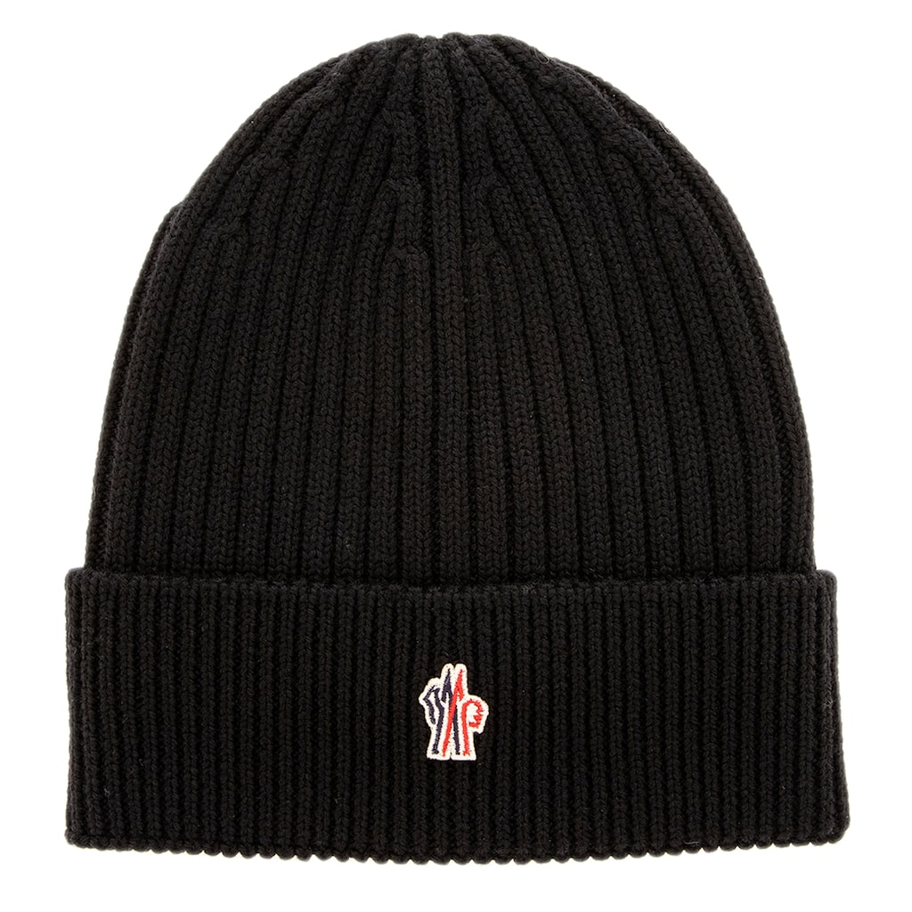 Moncler Rib Knit Wool Beanie