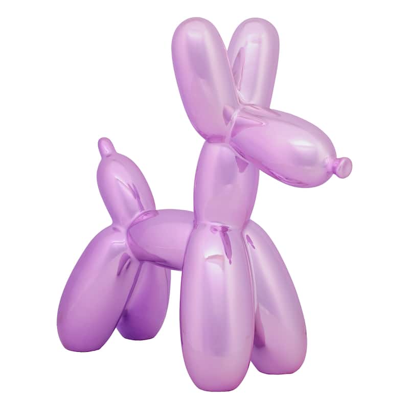 National Tree Company 11" Halloween Balloon Dog Figurine Indoor Decoration, Orange - 11 in - Purple