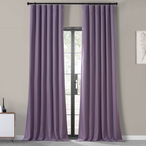 Exclusive Fabrics Performance Woven Blackout Curtain Pair (2 Panels)