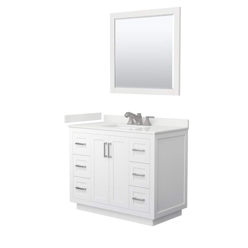 Wyndham Collection WCF292942S-QTZ-US3M34 Miranda 42" Free Standing