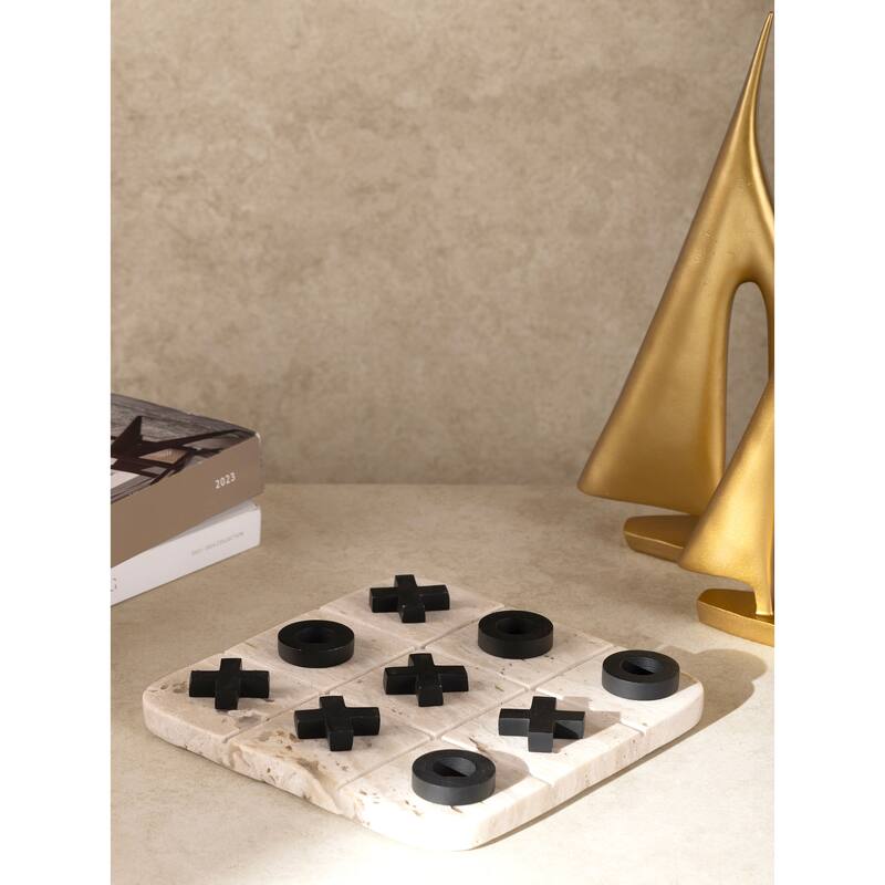 Monty Marble Tic Tac Toe Set - 8X8