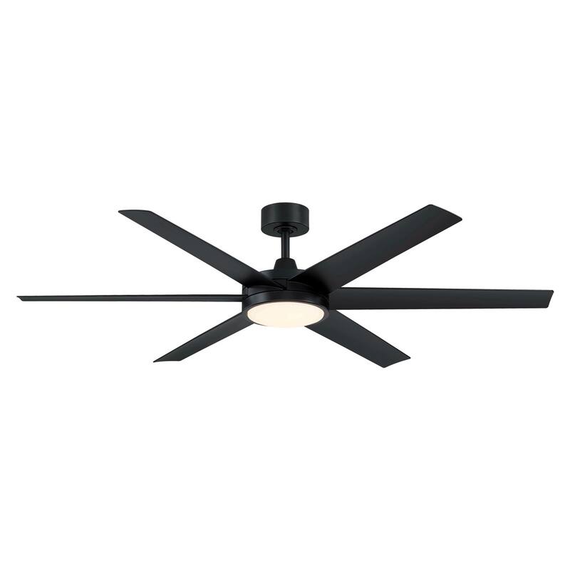 Fanimation Brawn 64 inch Indoor/Outdoor Ceiling Fan with LED CCT Select Light Kit and Remote Control - Remote