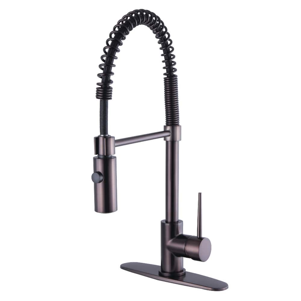 Kingston Brass New York Single-Handle Pre-Rinse Kitchen Faucet