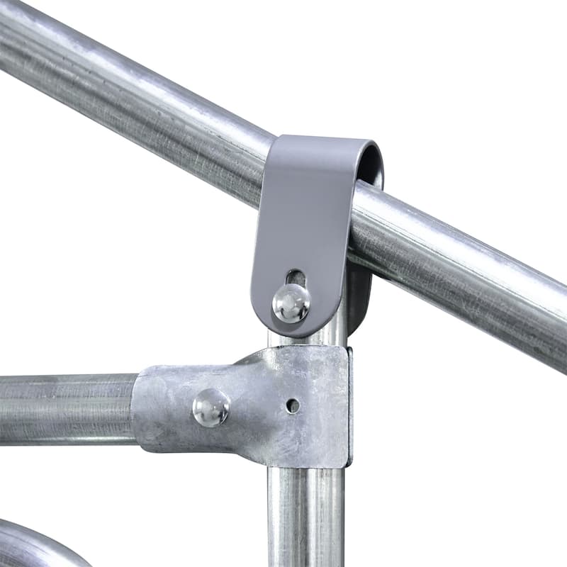 9.8' x 26.2' x 6.6' Chicken Coop Metal Chicken Run