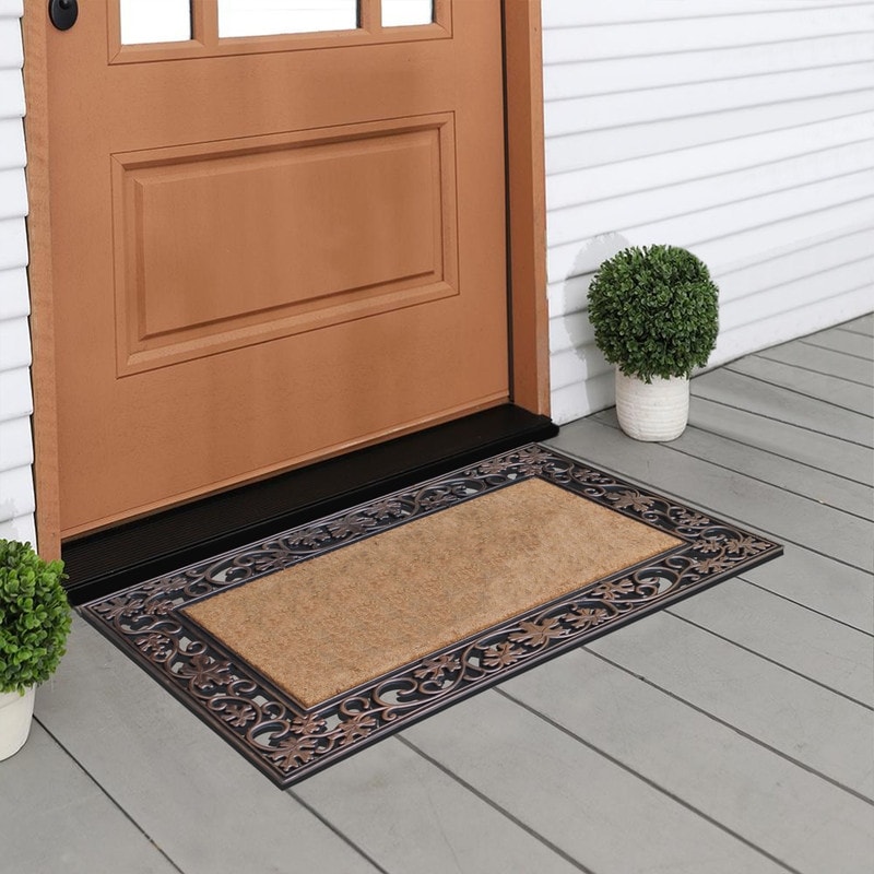 https://ak1.ostkcdn.com/images/products/is/images/direct/a35c627567559d86ebc0397b078590b9f4724d5d/A1HC-Rubber-and-Coir-Door-Mat-Floral-Border-Dirt-Trapper-Heavy-Weight-Large-Welcome-Doormat-23%22X38%22.jpg