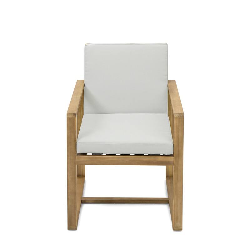 Outdoor Patio Dining Collection – Table and Chairs with Detachable Cushions, Ideal for Garden, Backyard, or Terrace