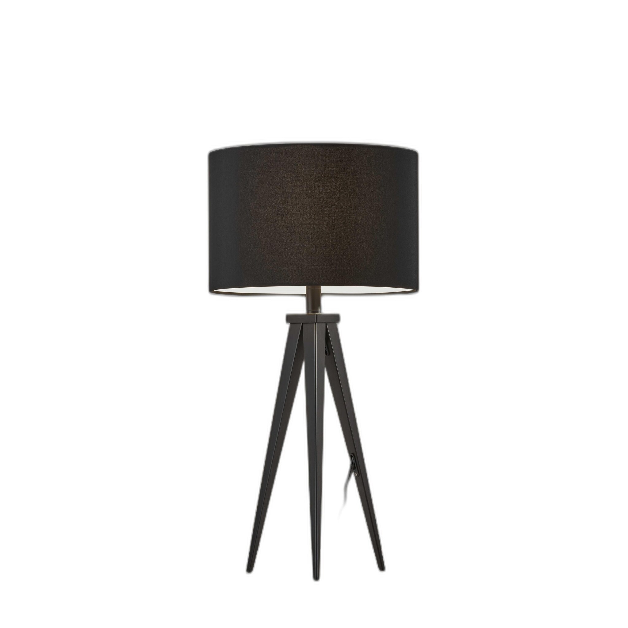 Treble Black Metal Table Lamp