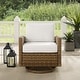 preview thumbnail 24 of 32, Crosley Bradenton Outdoor Wicker Swivel Rocker Chair