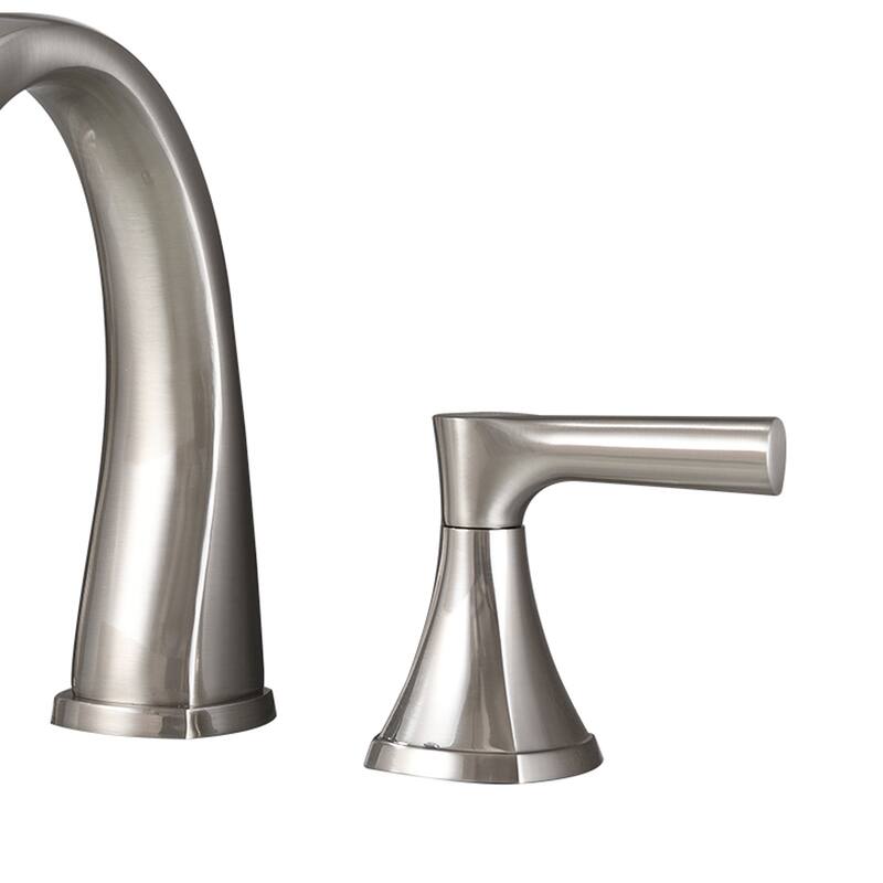 Topcraft Two Handle Bathroom Sink Faucet with Pop-Up Drainer