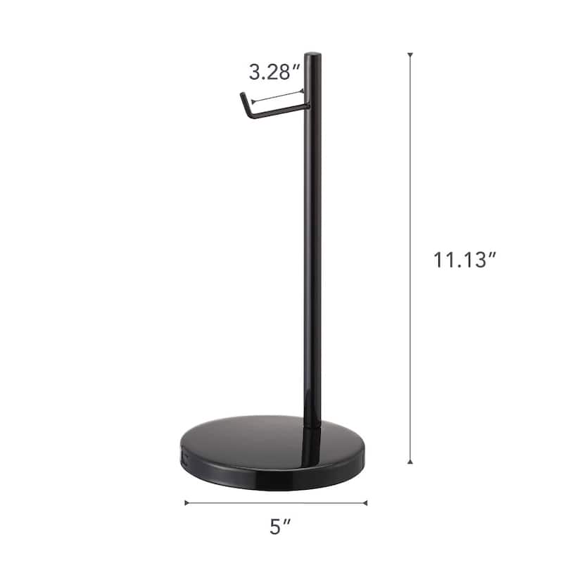 Yamazaki Home Headphone Stand, Steel - L 5.12 x W 5.12 x H 11.02 inches