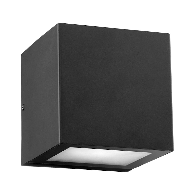 Quorum International Ion 5" Tall LED Outdoor Wall Sconce - 570 Lumens - Noir