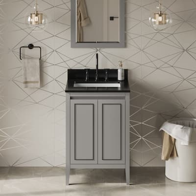 Jeffrey Alexander VKITPER24R-GRANITE Percival II 24" Free Standing