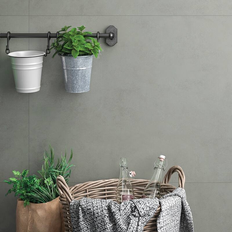 Foundry 24x48 Matte Porcelain Tile - Floor, Wall - Large Format - 4 x 4 Sample - Salvia