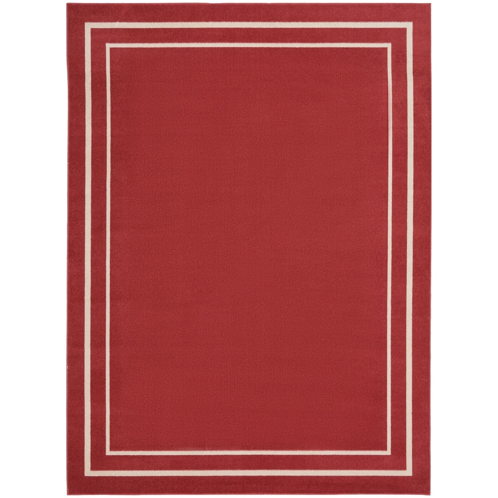 Nourison Sandy Indoor / Outdoor Solid Area Rug