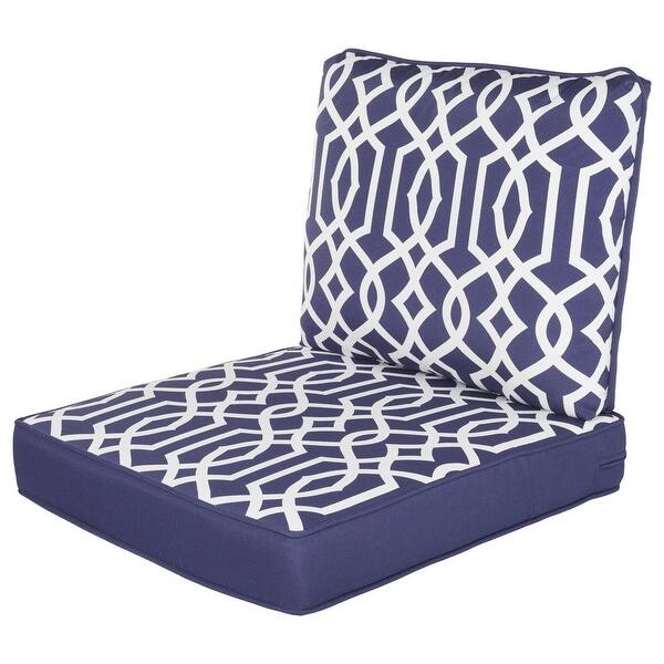 Haven Way Lattice Outdoor Seat & Back Cushion Set Bed Bath & Beyond